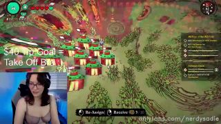nerdysadie-onlyfans 2023-02-04 In case you missed it! Here's my naughty gaming livestream f-1