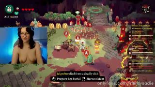 nerdysadie-onlyfans 2023-02-04 In case you missed it! Here's my naughty gaming livestream f-3