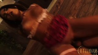 Fetish Porn Brunette Pounded Deep and Facialed in Car Hookup-3