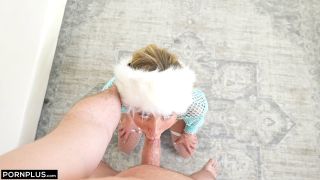 Porn Plus with Addison Vodka in Snow Bunny Facialed.-0