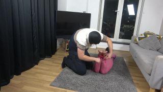 [GetFreeDays.com] Latina in Yoga Outfit Bondage with Huge Purple Ballgag Hogtie asa akira bdsm-4