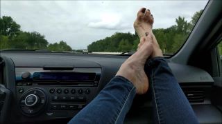 Mo Rina – mature feet on dashboard-3