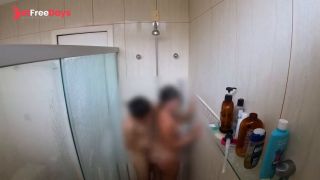 Romantic Sex in the Shower After Gym - AMWF - SexyAlbatross-9