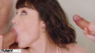 7181 TUSHY Naughty Catherine Gets her DP Fantasy Fulfilled Tu...-3