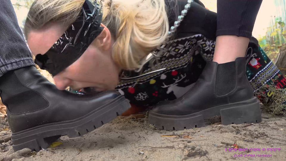 porn video 44 femdom threesome femdom porn | Licking Girls Feet – JANE and SARAH – A great autumn day for a walk with your pet! | lesbian human ashtray