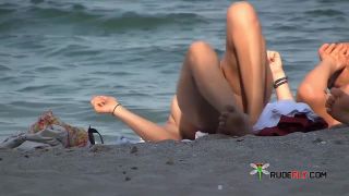 Great day on a naturist strand in Estepona, Spain.-1