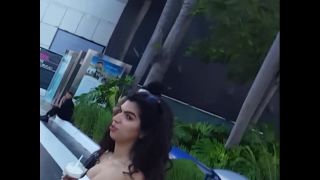 Candid vor tight white dress vpl ass-8