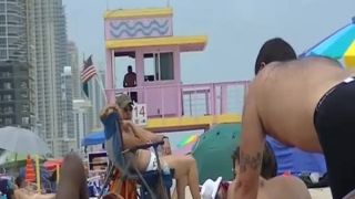 Nudist ebony and big tits nudist at beach Black!-3