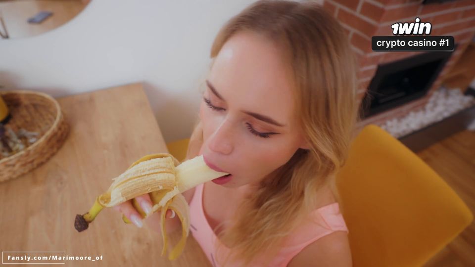 MariMoore Hot Stepsister Blowjob FullHD Cum Swallow Amateur
