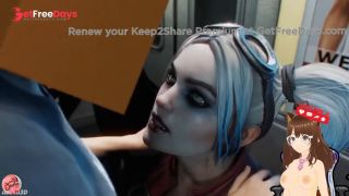 [GetFreeDays.com] I find Harley Quinn on subway and fuck her huge breasts and cum inside Creampie animation -Jazziuu Adult Clip March 2023-1