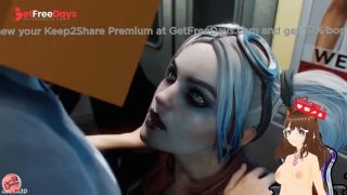 [GetFreeDays.com] I find Harley Quinn on subway and fuck her huge breasts and cum inside Creampie animation -Jazziuu Adult Clip March 2023-8