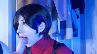 Ada Wong Uses Leon For Sex, Gives Footjob And Pounds Big Oiled Ass.-0