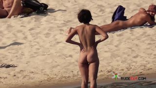 Beaytiful chick on a naturist strand in  Malta-7