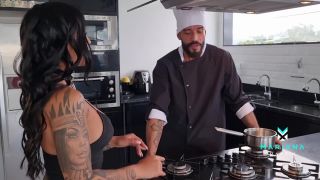 Cuckold Woman Receives A Call From Her Husband When She Is Fucking With The Chef - Pornhub, Mariana Martix (FullHD 2021)-0