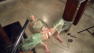 Zoey Paige is Wrapped in Cellophane, Her Pussy Exposed f...-6