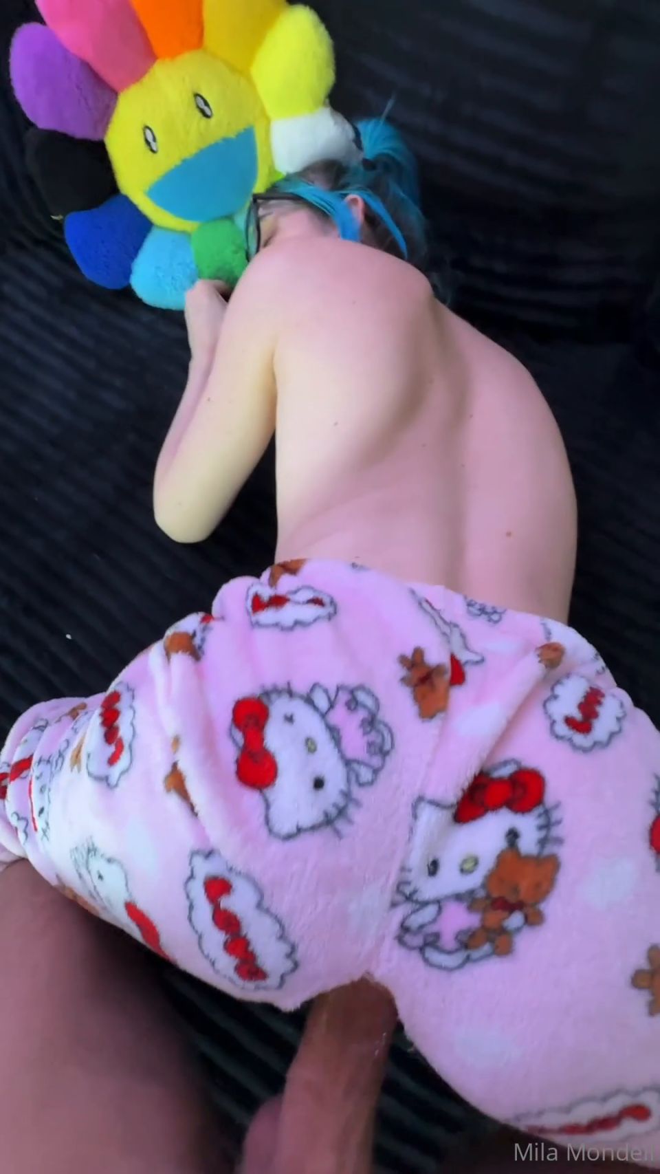 Mila mondell - Ripped PJ Pants Fucking + Creampie 1080P - Doggy style