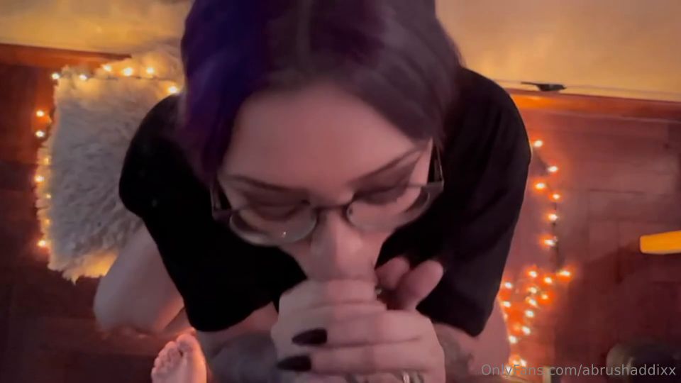 Abrushaddix (abrushaddixx) 1st POV BJ Facial Onlyfans (Pornstar)