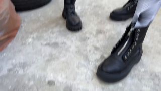 Ppfemdom - Agma and Jucy Double POV Femdom Ass Worship Spitting Dirty Socks Boot Domination Outdoor - Mistress jucy-2