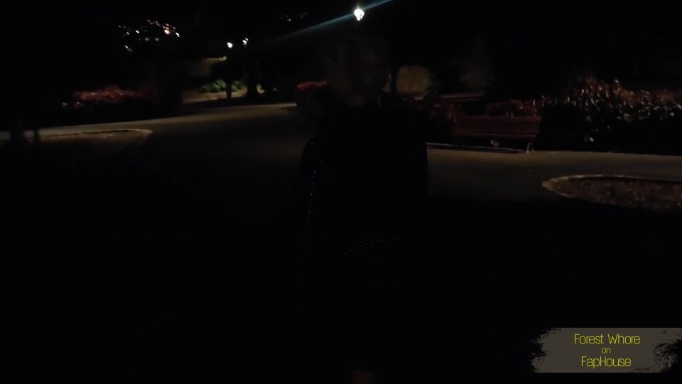 Sucking a real stranger's condoms eating trash and dirt. My absolutely extreme night walk - UltraHD/4K2160p