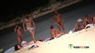 Great day on a naturist strand in Estepona, Spain.  3-8