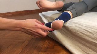 adult video 15 Sprained Ankle Tickling Jenny, brother sister foot fetish on feet porn -7