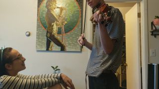 Trying To Practice Violin 1080p-1