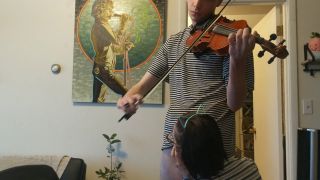 Trying To Practice Violin 1080p-4