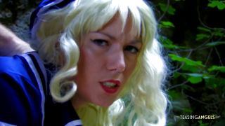After many outdoor anal escapades the blonde perfected her ski....-1