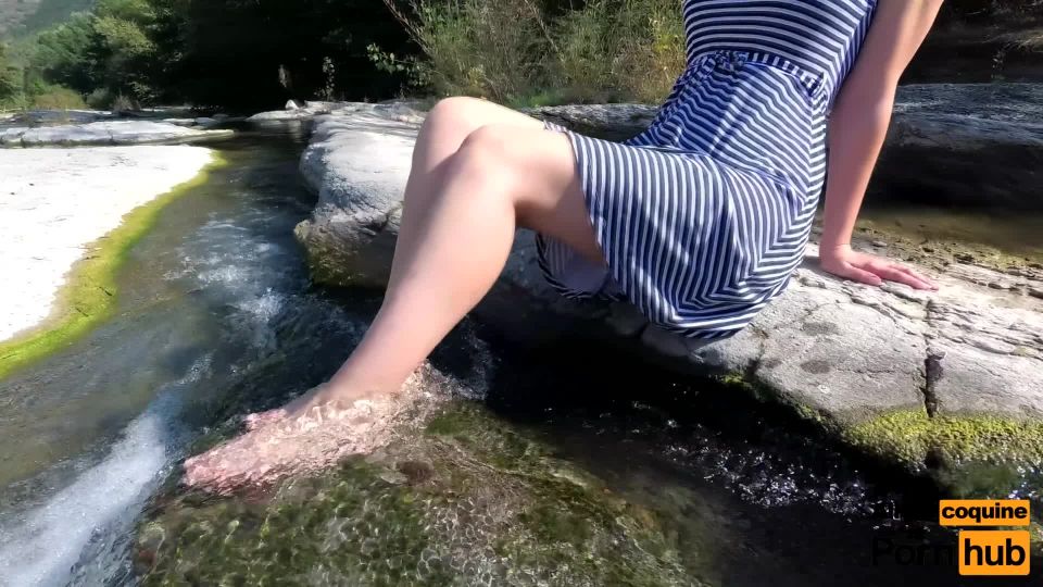 big ass big tits anal milfs big ass | Alice Coquine - Outdoor Blowjob And Cumshot By The River  | boobs