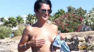 Sofia T – 36yo – Blue Floral Bikini Nudism!-5