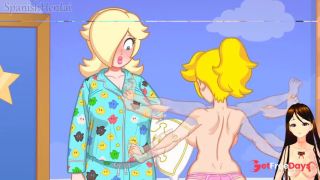 La princesa Peach y la princesa Rosalinda estn enamoradas follndose el ojete-7