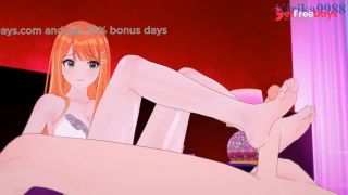 Sumika Shiun and I have intense sex at a love hotel. - Gakuen Idolmaster Hentai-1