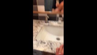 Roxie Almost got Caught Giving Some Sloppy Head in a Public Restroom-5