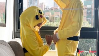 [GetFreeDays.com] pikachu pokemon cosplay with handjob and blowjob by amateur big ass latina milf Sex Video March 2023-1