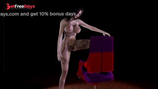 [GetFreeDays.com] 3D Asian big boobs stripper with sexy lingerie show her big butts Sex Film May 2023-9