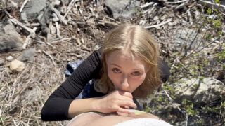 Lena Polanski (littlepolishangel) New BJ And Facial By The Lake Onlyfans (Pornstar)-0