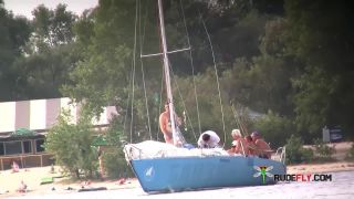 Nymph naturists take off their clothes and play nude  2-8