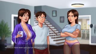 New XXX Games - Debbie Was Surprised when She Saw His Big Dick For The First Time(18 ) - Summertime Saga New update-4