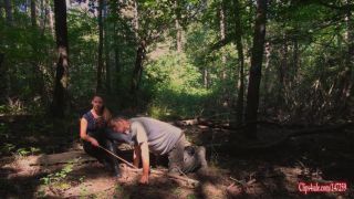 clip 24 THE ENSLAVED WOODSMAN- LICK MY MUDDY RIDING BOOTS on fetish porn soles fetish-1