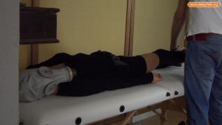 Kinkey Productions - The Gas Mask Foot Worship Trip Video...-3