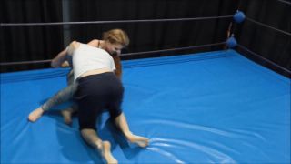 clip 2 The Russian Amazons - Lisa - Submitted with head scissors, tights fetish on femdom porn -2