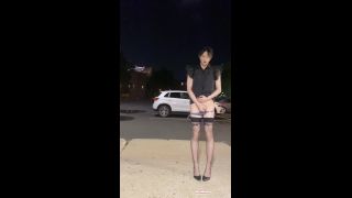 free online video 8 Suki TRANS – Masturbate and Cumshot in Parking Lot on cumshot femdom sissy cuckold-8