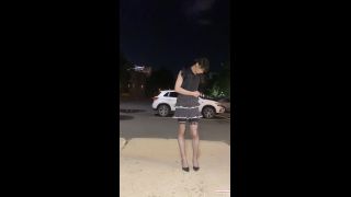 free online video 8 Suki TRANS – Masturbate and Cumshot in Parking Lot on cumshot femdom sissy cuckold-9