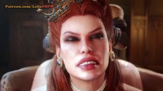 Fetish Baldur 3 And Witcher 3 Porn Crossover - Anarietta Gets Breed by The Bick Green Dick of Futa Laezel-5