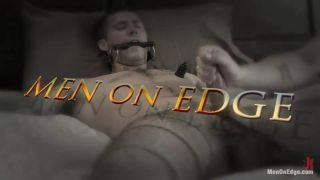 Straight stud endures relentless edging, tight bondage and tickle torment Tickling!-0