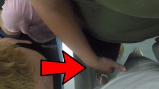 Xvideos RED Horny Unknown Housewife Milf Grab My Cock in Public Bus-8