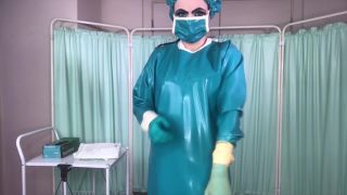 online adult clip 9 Haus of Poison - Latex Surgeon Gowning & Double Gloving on fetish porn butt fetish-7