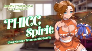 TeacupAudio - MILF Cheerleader Tries on Her Old Uniform (F4M) (TOO THICC) (Make-Out) (Sensual Audio)-6