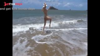 [GetFreeDays.com] Naked on the beach Adult Video May 2023-9