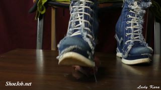 xxx video 32 ella kross femdom femdom porn | Tied Up Cock Beneath My Sexy Jeans Sneakers – Lady Kara | foot worship-8